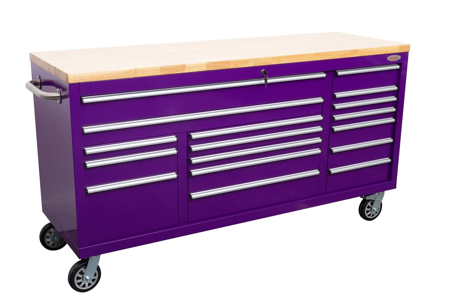 6 FT 17 DRAWER FATBOY TOOL BENCH WORKBENCH WITH POWER & USB - with White | Sold by Uncle Wiener's Wholesale