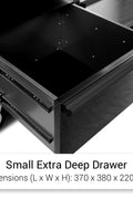 Small Extra-Deep Drawer for Bulkier Tools – Interior Dimensions

