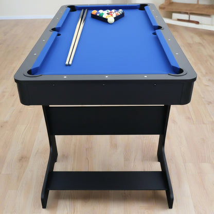 New 6 Ft Folding Pool Table with Accessories – Portable & Easy Setup Billiards Table 72FPT - with | Sold by Uncle Wiener's Wholesale