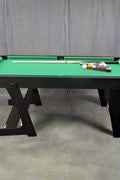 New 6 Ft Folding Pool Table with Accessories – Portable & Easy Setup Billiards Table 72FPT - with | Sold by Uncle Wiener's Wholesale