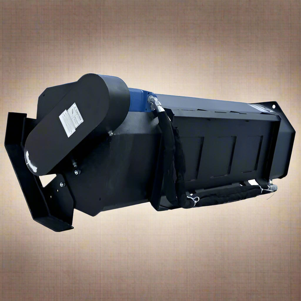 6 FT Skid Steer Rototiller Attachment – Side View
Hydraulic Rotary Tiller Cultivator for Skid Steer Loaders
Heavy-Duty Garden and Soil Tiller Attachment
507 lb Skid Steer Soil Prep Tool with 72-Inch Width
Rotary Tiller Hydraulic Drive System – Rear View