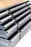 6 FT STAINLESS STEEL 15 DRAWER TOOL BENCH HTC7215W - with | Sold by Uncle Wiener's Wholesale
