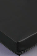 Foldable 6x2 Ft Black Yoga Gym Mat

Tri-Fold Compact Exercise Mat Side View

Closed Tri-Fold Fitness Mat for Storage

Yoga Mat Folded in Black EPE Foam

Portable Mat with Carry Handles