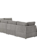 6-Piece Corduroy Sectional Sofa in Dark Gray – Front View

Modular Living Room Sofa Set with Plush Ribbed Upholstery

Light Gray Corduroy Sectional Sofa – Modern Design

Configurable Corduroy Sectional Couch – 6 Pieces

Contemporary Plush Sofa with Deep Seating for Living Room