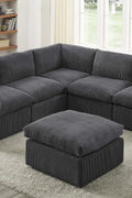 6-Piece Corduroy Sectional Sofa in Dark Gray – Front View

Modular Living Room Sofa Set with Plush Ribbed Upholstery

Light Gray Corduroy Sectional Sofa – Modern Design

Configurable Corduroy Sectional Couch – 6 Pieces

Contemporary Plush Sofa with Deep Seating for Living Room