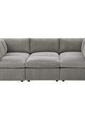 6-Piece Corduroy Sectional Sofa in Dark Gray – Front View

Modular Living Room Sofa Set with Plush Ribbed Upholstery

Light Gray Corduroy Sectional Sofa – Modern Design

Configurable Corduroy Sectional Couch – 6 Pieces

Contemporary Plush Sofa with Deep Seating for Living Room