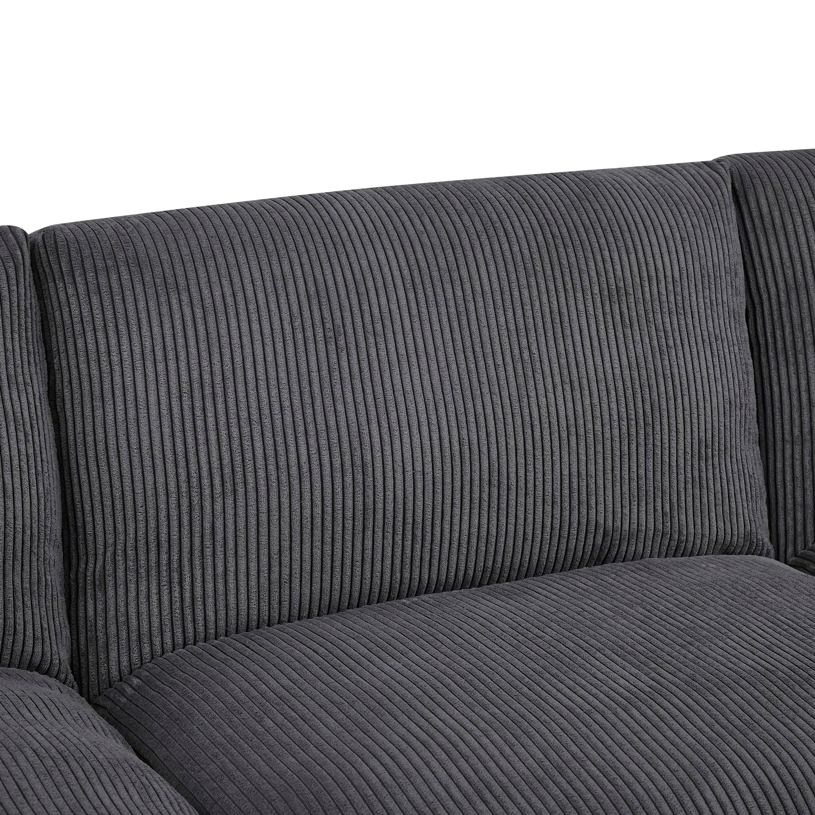6-Piece Corduroy Sectional Sofa in Dark Gray – Front View

Modular Living Room Sofa Set with Plush Ribbed Upholstery

Light Gray Corduroy Sectional Sofa – Modern Design

Configurable Corduroy Sectional Couch – 6 Pieces

Contemporary Plush Sofa with Deep Seating for Living Room
