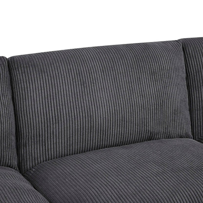 6-Piece Corduroy Sectional Sofa in Dark Gray – Front View

Modular Living Room Sofa Set with Plush Ribbed Upholstery

Light Gray Corduroy Sectional Sofa – Modern Design

Configurable Corduroy Sectional Couch – 6 Pieces

Contemporary Plush Sofa with Deep Seating for Living Room