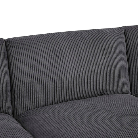 6-Piece Corduroy Sectional Sofa in Dark Gray – Front View

Modular Living Room Sofa Set with Plush Ribbed Upholstery

Light Gray Corduroy Sectional Sofa – Modern Design

Configurable Corduroy Sectional Couch – 6 Pieces

Contemporary Plush Sofa with Deep Seating for Living Room