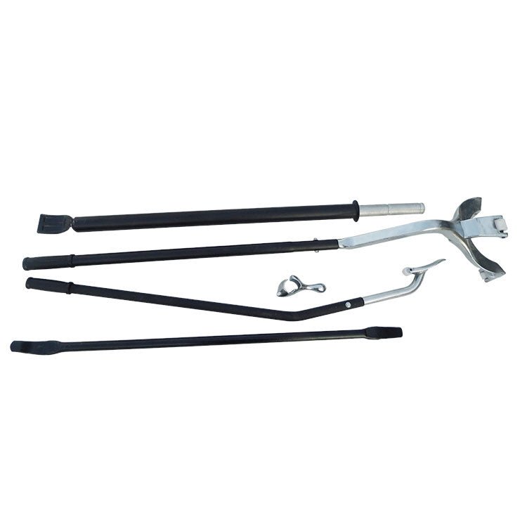 New 6 - Piece Tire Bar Changing Tool Set with Rolling Cart – Heavy Duty Tire Repair Kit 119TB - with | Sold by Uncle Wiener's Wholesale