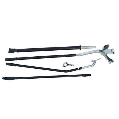 New 6 - Piece Tire Bar Changing Tool Set with Rolling Cart – Heavy Duty Tire Repair Kit 119TB - with | Sold by Uncle Wiener's Wholesale