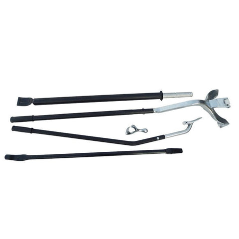 New 6 - Piece Tire Bar Changing Tool Set with Rolling Cart – Heavy Duty Tire Repair Kit 119TB - with | Sold by Uncle Wiener's Wholesale