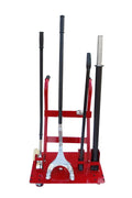 New 6 - Piece Tire Bar Changing Tool Set with Rolling Cart – Heavy Duty Tire Repair Kit 119TB - with | Sold by Uncle Wiener's Wholesale