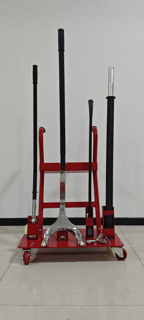 New 6 - Piece Tire Bar Changing Tool Set with Rolling Cart – Heavy Duty Tire Repair Kit 119TB - with | Sold by Uncle Wiener's Wholesale