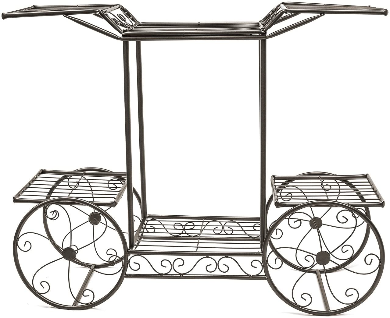 NEW 6 Tier Flower Pot Plant Holder &amp; Garden Cart Display Rack XY375C - with | Sold by Uncle Wiener's Wholesale