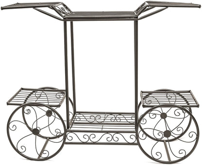 NEW 6 Tier Flower Pot Plant Holder &amp; Garden Cart Display Rack XY375C - with | Sold by Uncle Wiener's Wholesale