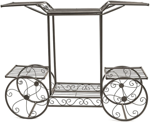 NEW 6 Tier Flower Pot Plant Holder &amp; Garden Cart Display Rack XY375C - with | Sold by Uncle Wiener's Wholesale