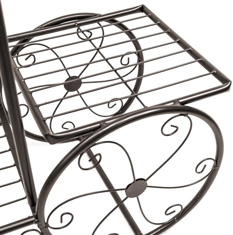 NEW 6 Tier Flower Pot Plant Holder &amp; Garden Cart Display Rack XY375C - with | Sold by Uncle Wiener's Wholesale