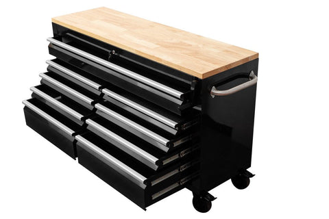 New 60 - Inch Siebel Adjustable Top 9 - Drawer Tool Bench – Heavy - Duty Workstation with Storage 6010AT - with | Sold by Uncle Wiener's Wholesale