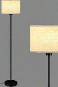 60 inch LED floor lamp with beige fabric shade

modern standing lamp for living room lighting

warm white 2700K LED reading lamp

tall bedroom lamp with metal stand and shade

decorative LED lamp for corners and nooks

