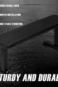 Flat Weight Gym Bench – Side View

High-Density Foam Padded Top

Gym Bench for Strength Training Workouts

Full-Body Workout Demonstration

Compact Heavy-Duty Home Gym Bench