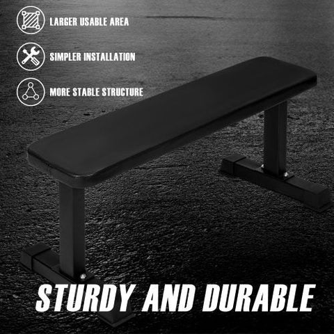 Flat Weight Gym Bench – Side View

High-Density Foam Padded Top

Gym Bench for Strength Training Workouts

Full-Body Workout Demonstration

Compact Heavy-Duty Home Gym Bench