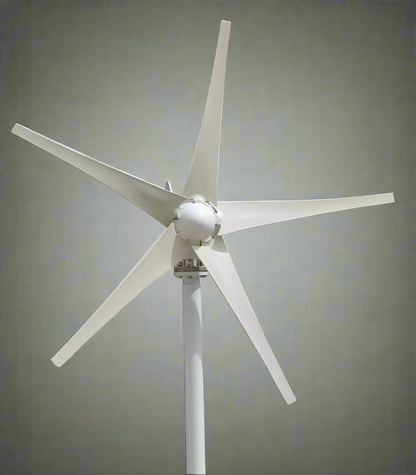 600W wind turbine generator with 5 blades and white casing

off-grid 12V wind turbine for renewable energy use

wind energy kit with 20A charger for RVs and cabins

DIY wind power system setup with 5-blade turbine