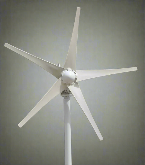 600W wind turbine generator with 5 blades and white casing

off-grid 12V wind turbine for renewable energy use

wind energy kit with 20A charger for RVs and cabins

DIY wind power system setup with 5-blade turbine
