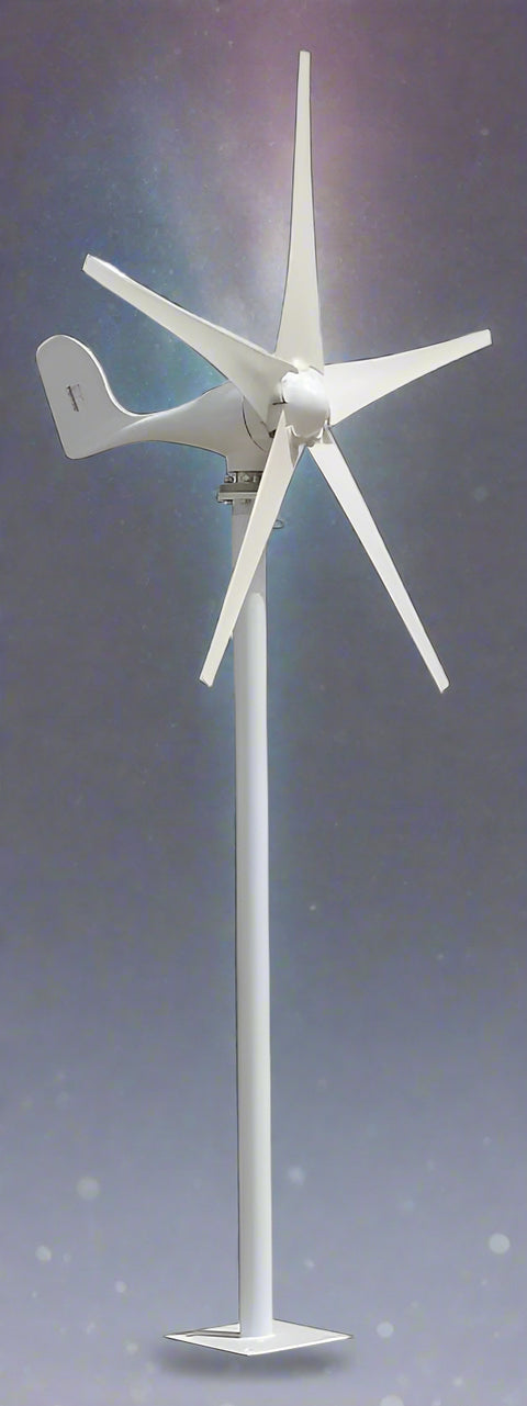 600W wind turbine generator with 5 blades and white casing

off-grid 12V wind turbine for renewable energy use

wind energy kit with 20A charger for RVs and cabins

DIY wind power system setup with 5-blade turbine