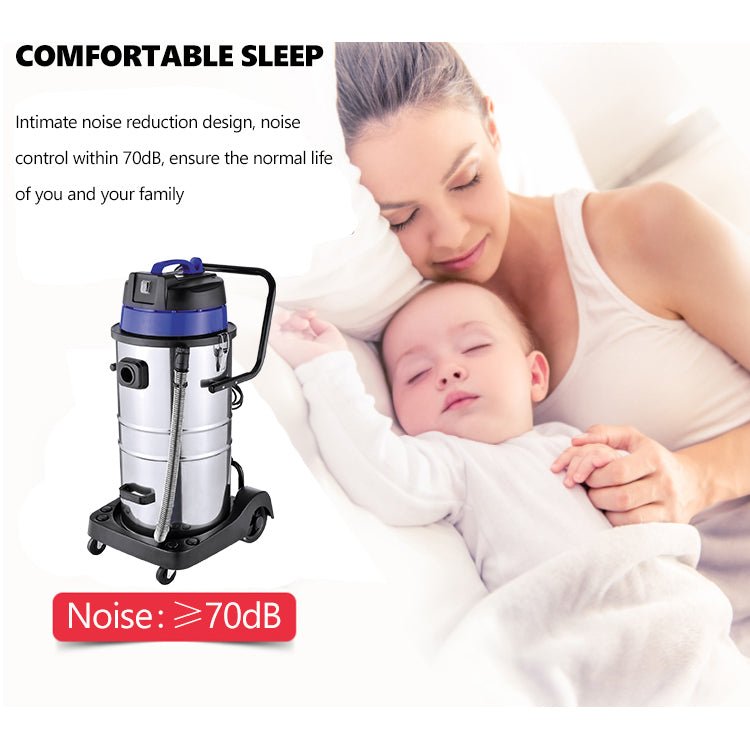 New 60L Wet & Dry Vacuum Cleaner – Heavy Duty Stainless Steel Shop Vac for Industrial & Commercial Use V5060L - with | Sold by Uncle Wiener's Wholesale