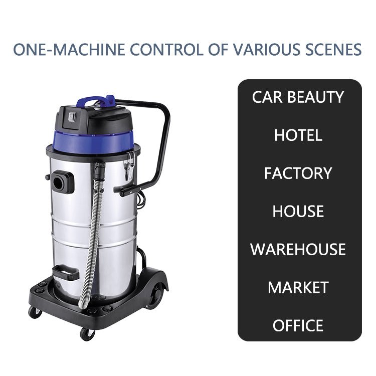 New 60L Wet & Dry Vacuum Cleaner – Heavy Duty Stainless Steel Shop Vac for Industrial & Commercial Use V5060L - with | Sold by Uncle Wiener's Wholesale