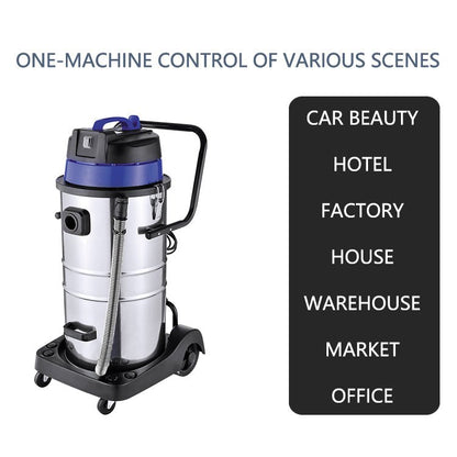 New 60L Wet & Dry Vacuum Cleaner – Heavy Duty Stainless Steel Shop Vac for Industrial & Commercial Use V5060L - with | Sold by Uncle Wiener's Wholesale