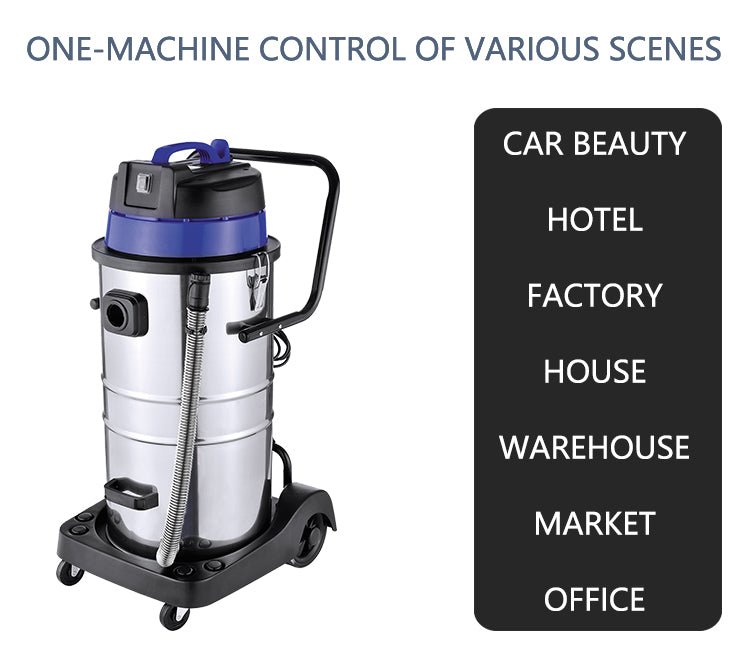New 60L Wet & Dry Vacuum Cleaner – Heavy Duty Stainless Steel Shop Vac for Industrial & Commercial Use V5060L - with | Sold by Uncle Wiener's Wholesale