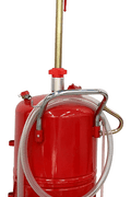 New 65L Portable Air Waste Oil Drainer – Heavy - Duty Mobile Oil Drain Tank T6065 - with Red | Sold by Uncle Wiener's Wholesale