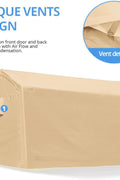Heavy-Duty Fabric Storage Buildings ��� 6x6, 7x12, and 13x20 ft Car Shelters with Beige PE Cover and Galvanized