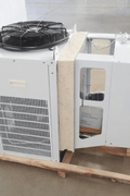 “Commercial walk-in freezer installed in warehouse”

“Modular cold room with open door and interior view”

“Flat-packed walk-in cooler components and hardware”

“Exterior view of insulated freezer unit panel walls”

“Walk-in chiller unit with digital controller and lockable door”