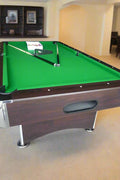 7 FT POOL GAMES TABLE & BALL RETURN FULL SIZED TABLE - with GREEN TOP | Sold by Uncle Wiener's Wholesale
