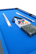 7 FT POOL GAMES TABLE & BALL RETURN FULL SIZED TABLE - with GREEN TOP | Sold by Uncle Wiener's Wholesale