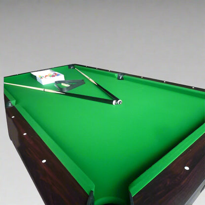 7 FT POOL GAMES TABLE & BALL RETURN FULL SIZED TABLE - with GREEN TOP | Sold by Uncle Wiener's Wholesale