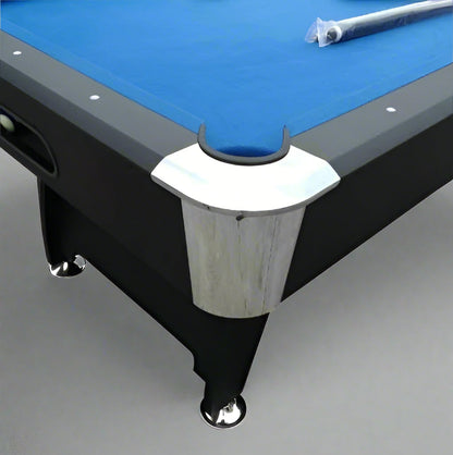 7 FT POOL GAMES TABLE & BALL RETURN FULL SIZED TABLE - with GREEN TOP | Sold by Uncle Wiener's Wholesale