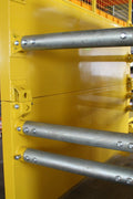 Heavy-duty yellow steel trench shield (front view)

Telescoping trench box in industrial job site

Construction-grade excavation shield with reinforced frame