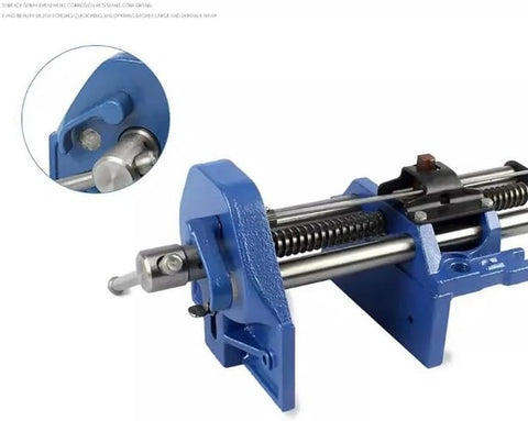 New 7 - Inch Quick Release Woodworking Vise with Spindle – Heavy - Duty Bench Mount Clamp for Carpentry & DIY KM178 - with | Sold by Uncle Wiener's Wholesale
