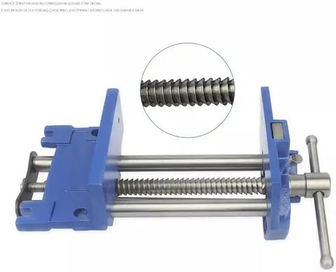 New 7 - Inch Quick Release Woodworking Vise with Spindle – Heavy - Duty Bench Mount Clamp for Carpentry & DIY KM178 - with | Sold by Uncle Wiener's Wholesale