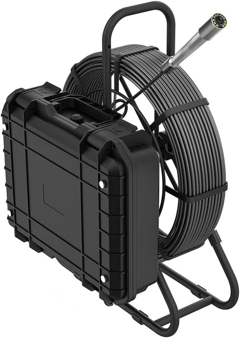 NEW 7" IPS Sewer Inspection Camera with DVR & 512Hz Transmitter — 5mm Fiberglass Cable SM001MD - with | Sold by Uncle Wiener's Wholesale