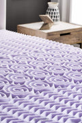 New 7 Zone Lavender Memory Foam Mattress Topper – 3″ & 1.5″ Comfort Layers for Ultimate Sleep - with 3″ TWIN | Sold by Uncle Wiener's Wholesale