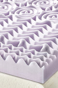 New 7 Zone Lavender Memory Foam Mattress Topper – 3″ & 1.5″ Comfort Layers for Ultimate Sleep - with 3″ TWIN | Sold by Uncle Wiener's Wholesale