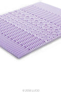 New 7 Zone Lavender Memory Foam Mattress Topper – 3″ & 1.5″ Comfort Layers for Ultimate Sleep - with 3″ TWIN | Sold by Uncle Wiener's Wholesale