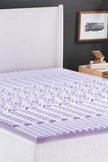 New 7 Zone Lavender Memory Foam Mattress Topper – 3″ & 1.5″ Comfort Layers for Ultimate Sleep - with 3″ TWIN | Sold by Uncle Wiener's Wholesale