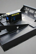 72 inch skid steer brush mower angled view

Underside of heavy-duty cutting blades

66 inch mower installed on skid steer

Skid steer clearing brush and saplings

Blade set and replacement part display