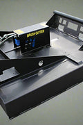 72 inch skid steer brush mower angled view

Underside of heavy-duty cutting blades

66 inch mower installed on skid steer

Skid steer clearing brush and saplings

Blade set and replacement part display